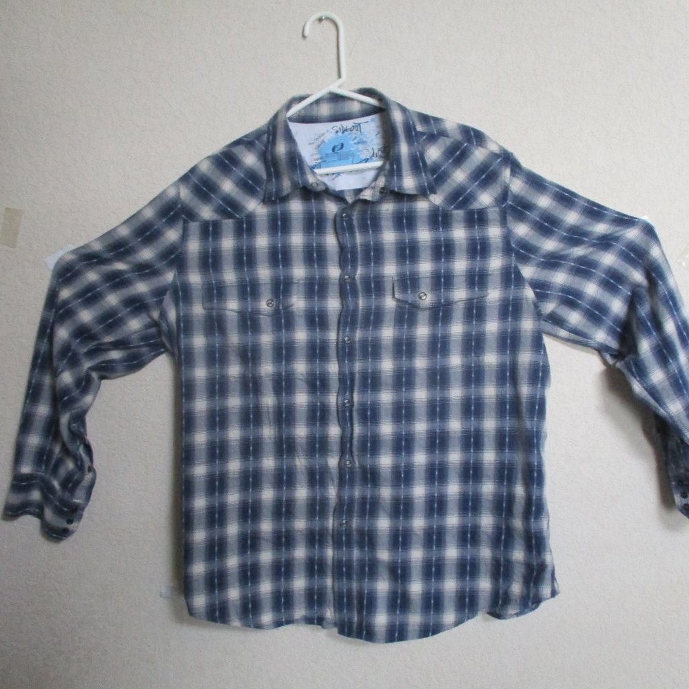 Western SIDEOUT Long Sleeve Shirt Sz XL Snap Buttons